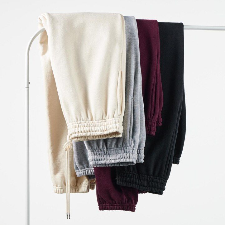 Ženske hlače uniqlo joggers sive
